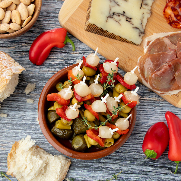 Spicy Cocktail Sticks - Banderillas Picantes - Glass Jar 67oz / 31oz Net