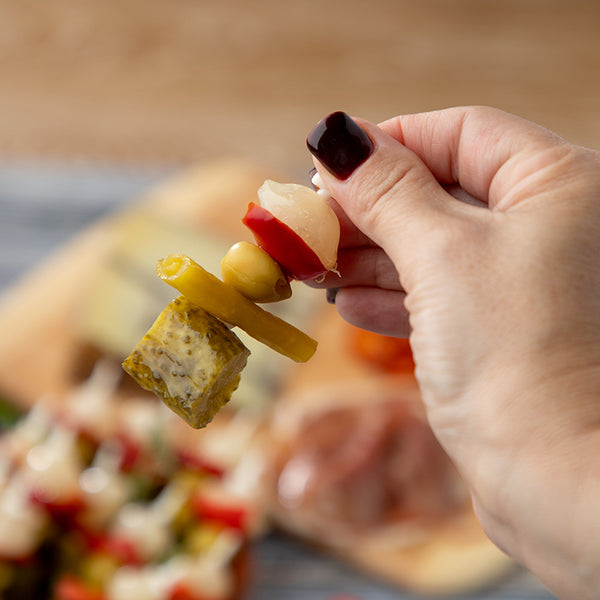 Spicy Cocktail Sticks - Banderillas Picantes - Glass Jar 67oz / 31oz Net