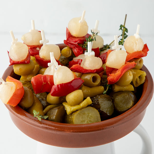 Spicy Cocktail Sticks - Banderillas Picantes - Glass Jar 67oz / 31oz Net