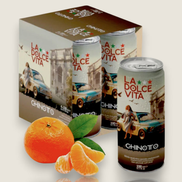 Chinotto Italian Sparkling Soda - 4 Pack