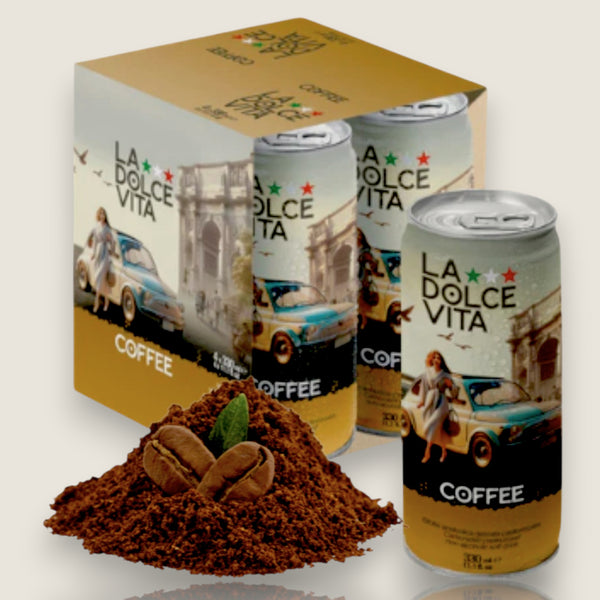 Coffee Flavored Sparkling Soda - 4 Pack