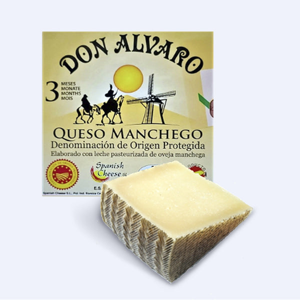 Manchego Cheese Half Cured 3 Months - 7oz Wedge