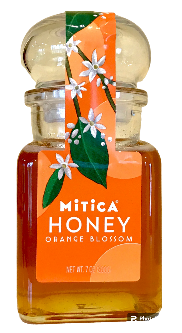 Orange Blossom Honey, 7 oz - Premium Spanish Honey in Glass Jar