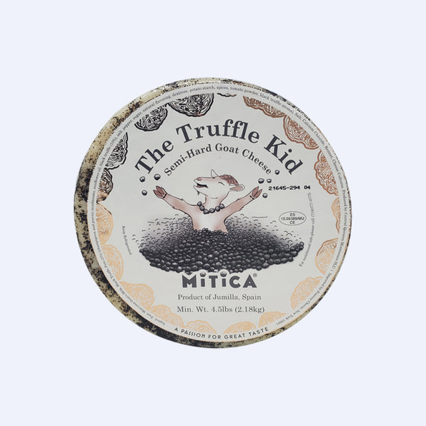 Truffle Goat Cheese, 4.5 lbs - Luxurious Truffle-Infused Cheese