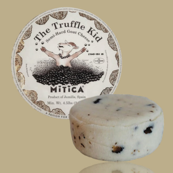 Truffle Goat Cheese, 4.5 lbs - Luxurious Truffle-Infused Cheese