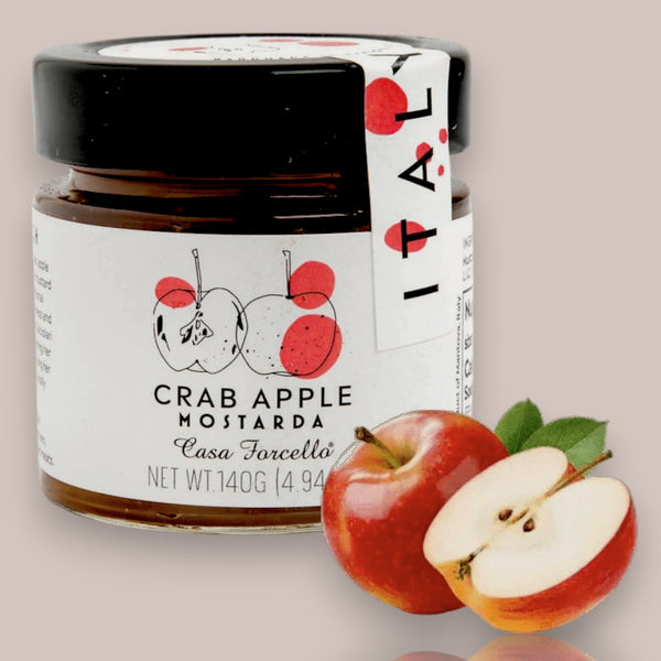 Crab Apple Mostarda, 4.94 oz, Glass Jar - Sweet & Savory Italian Condiment