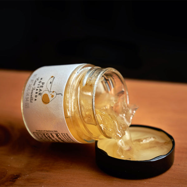 Pear Mostarda, 4.94 oz, Glass Jar - Traditional Italian Pear Mustard