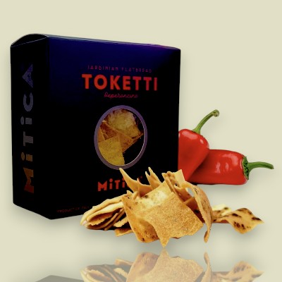 Toketti Peperoncino Crackers, 7 oz - Spicy Italian Snack