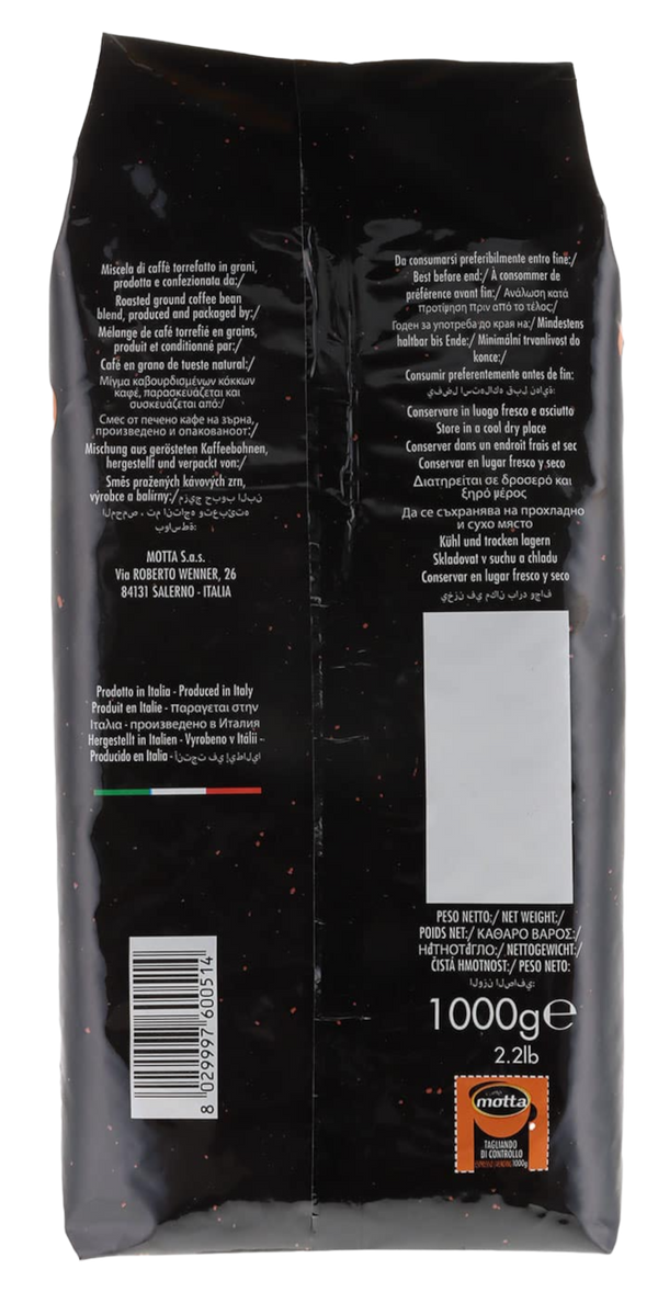 Motta Coffee Professional Espresso Classico Beans, 2.2 lb