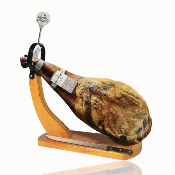 50% Raza Iberica (Shoulder) with Ham Stand and Knife, 24 Months (16-19 lbs), Bone-In