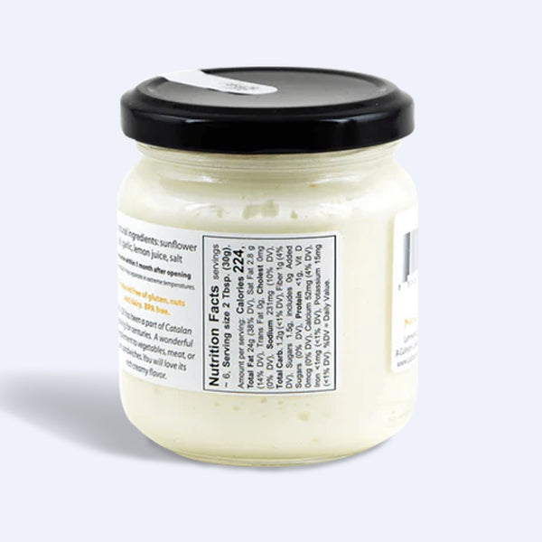 All i Oli Garlic Spread Sauce 6.5 oz Glass Jar