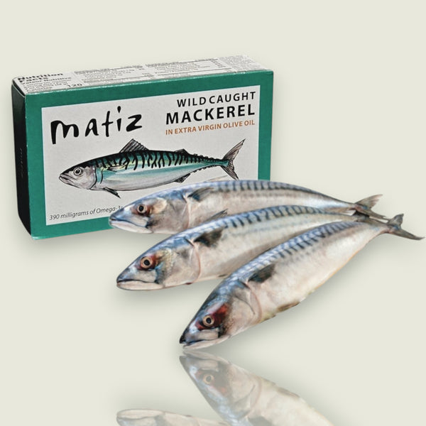 Mackerel in Organic Extra Virgin Olive Oil 3 oz