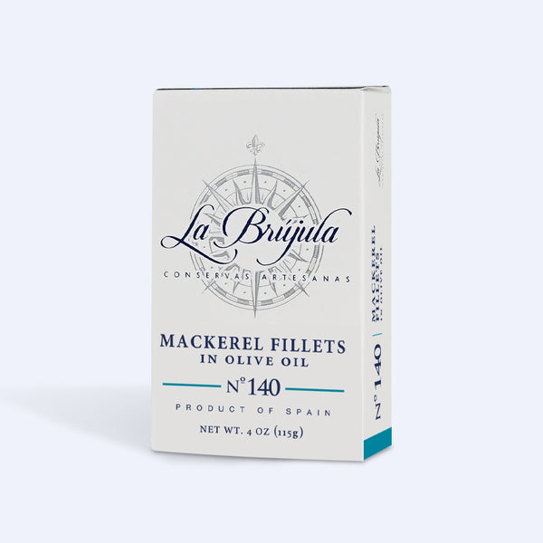 Mackerel Fillets in Extra Virgin Olive Oil – 4.1 oz