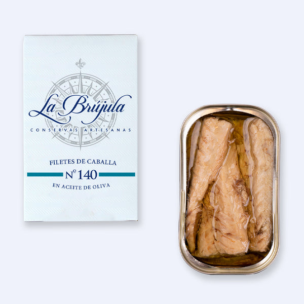 Mackerel Fillets in Extra Virgin Olive Oil – 4.1 oz