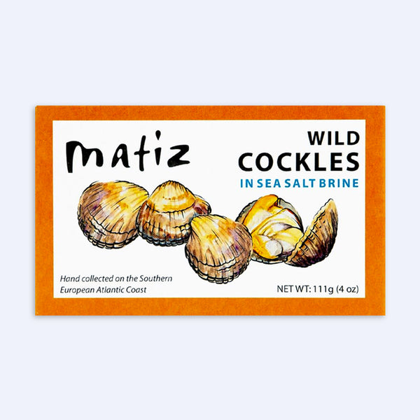 Wild Cockles (Berberechos) in Sea Salt Brine 4.2 oz