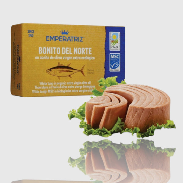 White Tuna in Organic Extra Virgin Olive Oil - 4.06 oz / 2.82 oz Net