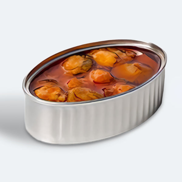 Small Scallops in Sauce - 4 oz Cans