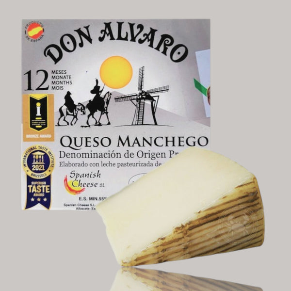 Manchego Cheese Cured 12 Months - 7oz Wedge