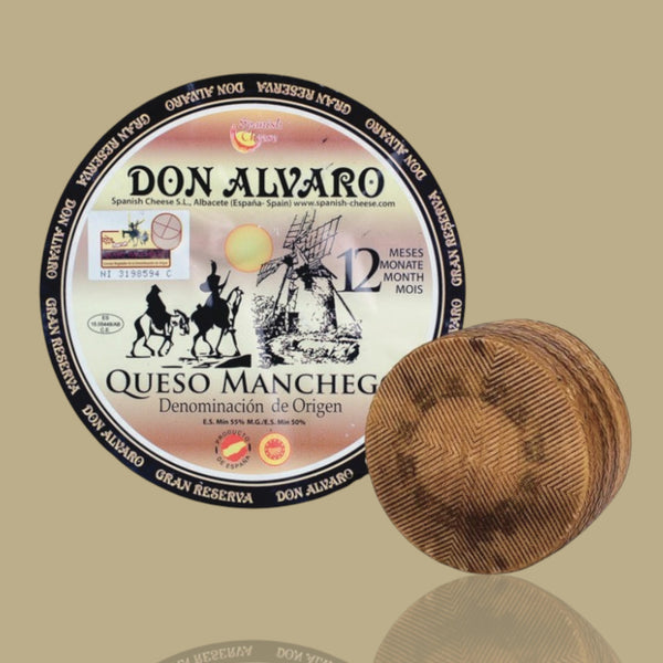 Manchego Cheese Cured 12 Months  6-7lb Wheel