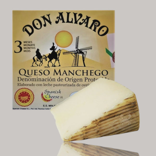 Manchego Cheese Half Cured 3 Months - 7oz Wedge