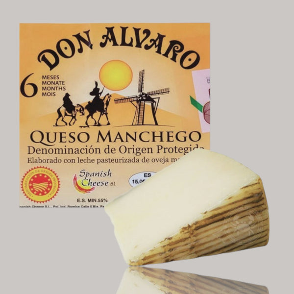 Manchego Cheese Cured 6 Months - 7oz Wedge