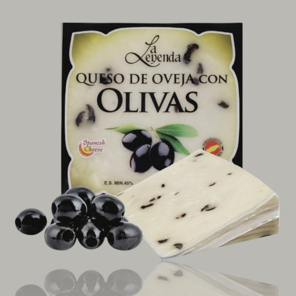 Sheep Cheese with Olives - 7oz Wedge