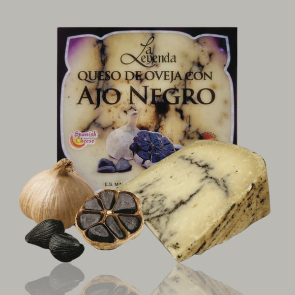 Black Garlic Sheep Cheese - 7oz Wedge