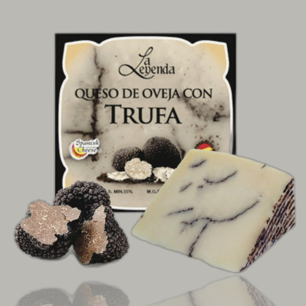 Black Truffle Sheep Cheese - 7oz Wedge
