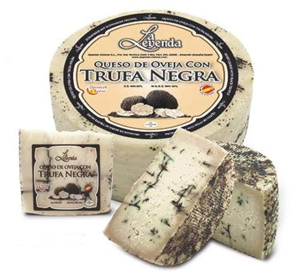 Black Truffle Sheep Cheese - 6-7lb Wheel