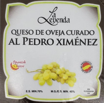 Sheep Cheese Cured 6 Months with Pedro Ximenez - 7oz Wedge