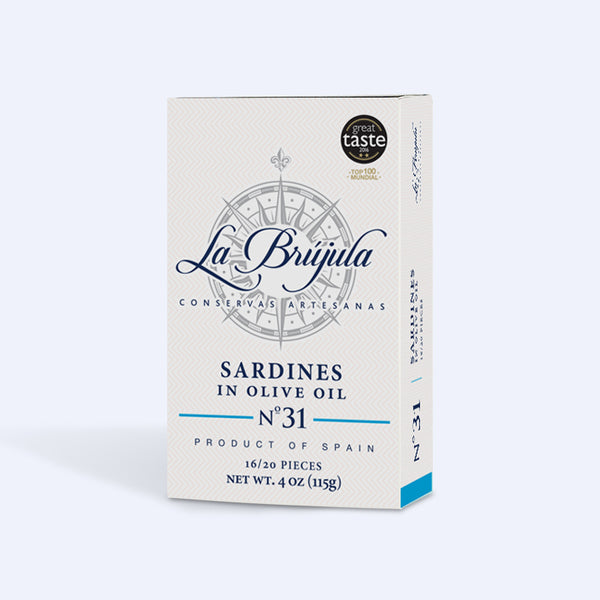 Small Sardines in Extra Virgin Olive Oil – 4.1 oz