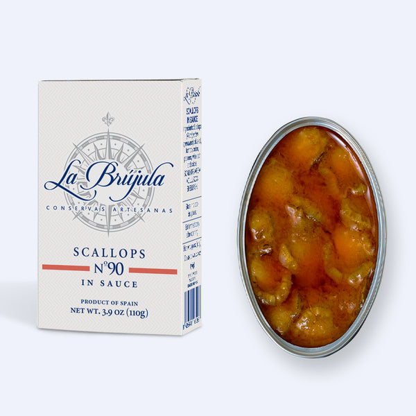 Small Scallops in Sauce – 3.9 oz