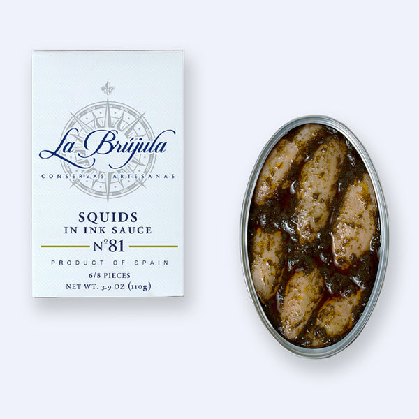 Stuffed Squid in Ink Sauce – 3.9 oz