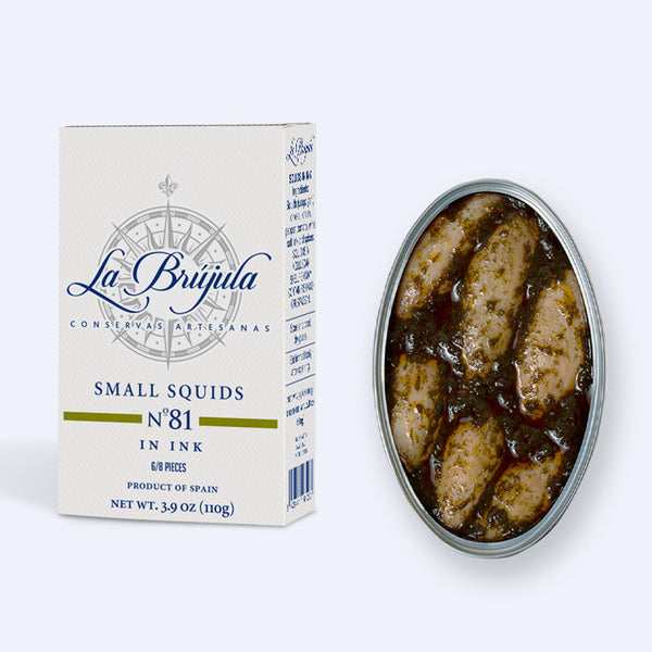 Stuffed Squid in Ink Sauce – 3.9 oz