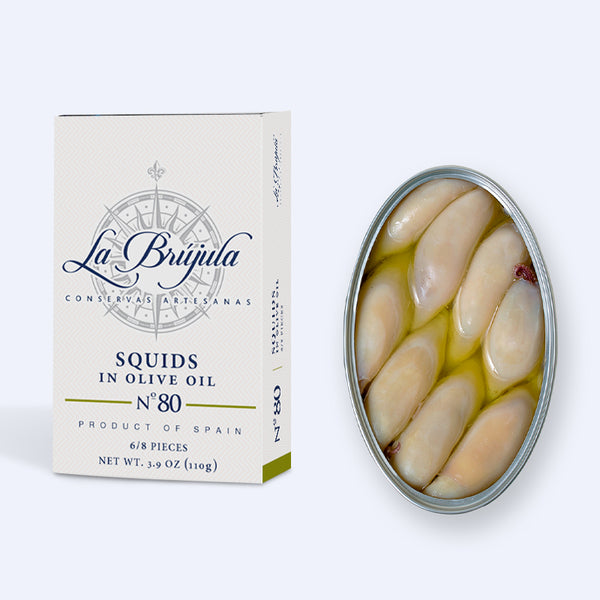 Stuffed Squid in Extra Virgin Olive Oil – 3.9 oz