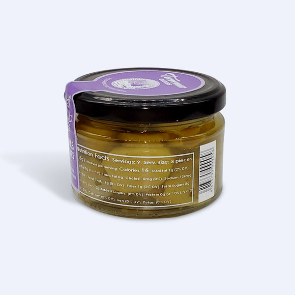 Pitted Green Olives with Onion - 9.8 oz - Glass Jar