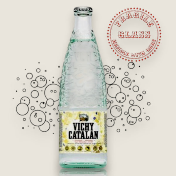 Vichy Catalan Sparkling Water - Glass - 16.9 fl oz / Bottle - 12 Pack