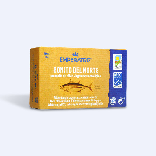 White Tuna in Organic Extra Virgin Olive Oil - 4.06 oz / 2.82 oz Net