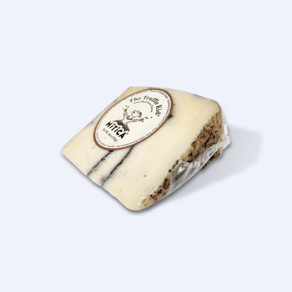 Truffle Goat Cheese, 6 oz, Wedge - Luxurious Truffle-Infused Cheese Wedge