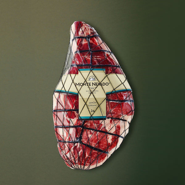 Boneless Serrano Ham, Cured 24 Months (10-12 lbs), Skin-On