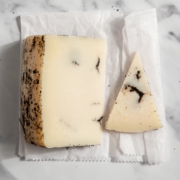 Truffle Goat Cheese, 6 oz, Wedge - Luxurious Truffle-Infused Cheese Wedge