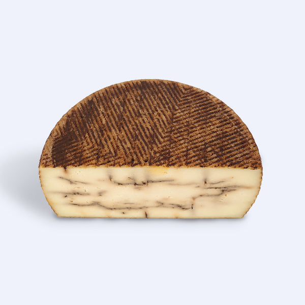 Sheep Cheese with Black Garlic – Semi-Firm (3 lb Half Wheel)