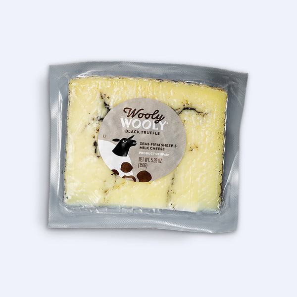 Sheep Cheese with Truffle – Semi-Firm Wedge (5.29 oz)