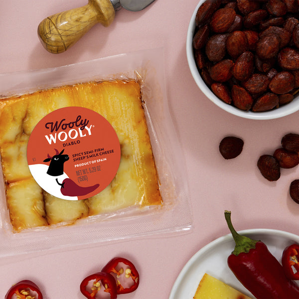 Sheep Cheese Diablo Mojo Picón – Semi-Firm Wedge (5.29 oz)