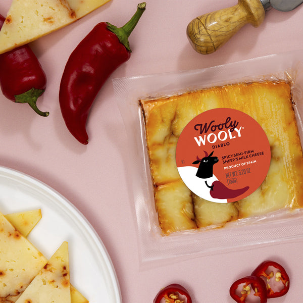 Sheep Cheese Diablo Mojo Picón – Semi-Firm Wedge (5.29 oz)