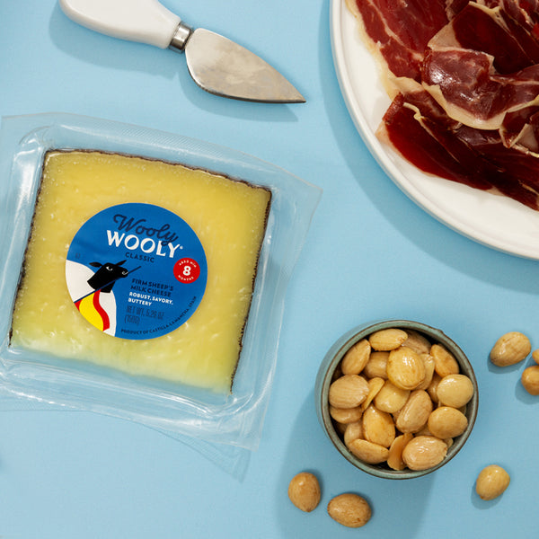 Sheep Cheese Aged 8 Months – Semi-Firm Wedge (5.29 oz)