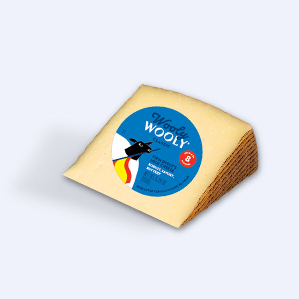 Sheep Cheese Aged 8 Months – Semi-Firm Wedge (5.29 oz)