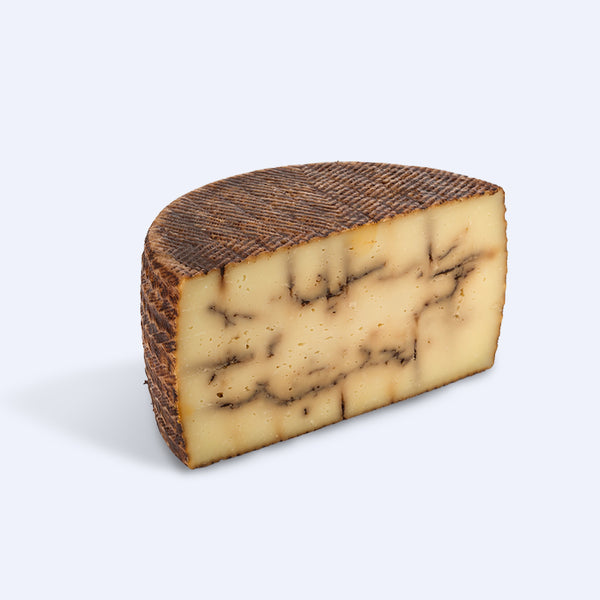 Sheep Cheese with Black Garlic – Semi-Firm (3 lb Half Wheel)