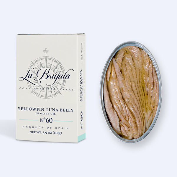 Yellowfin Tuna Belly in Olive Oil – 3.9 oz