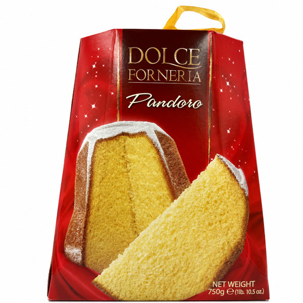 Dolce Forneria Classic Pandoro Italian Christmas Cake Holiday Gift 750g (26.46 oz)